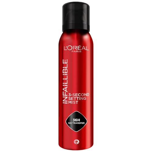 L'Oréal Paris Setting Spray XL, Infallible 3-Second Setting Mist for Face, Up To 36 Hour Makeup Wear, Fixing Spray, Waterproof and Sweatproof, Transfer-proof and Non-sticky 150ml | Amazon (UK)