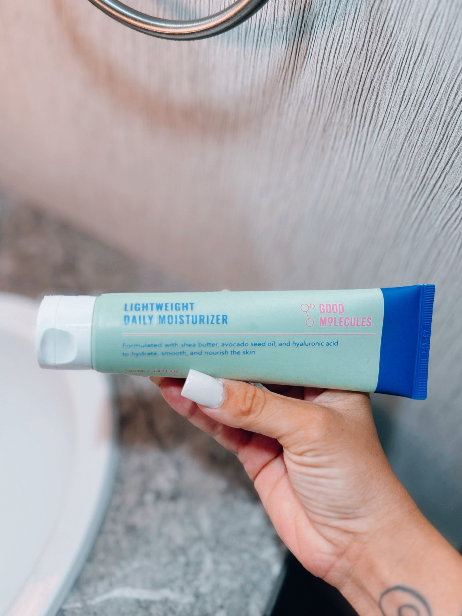 Good Molecules Lightweight Daily Moisturizer 🤍 
Morning / Night 
Vegan 
Cruelty Free 
Clean ingredients!!
#LTKskincare 
#skincare 