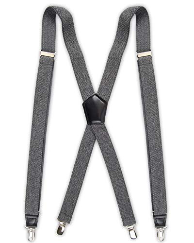 Dockers Men's Textured Solid Suspender,Gray,One Size | Amazon (US)