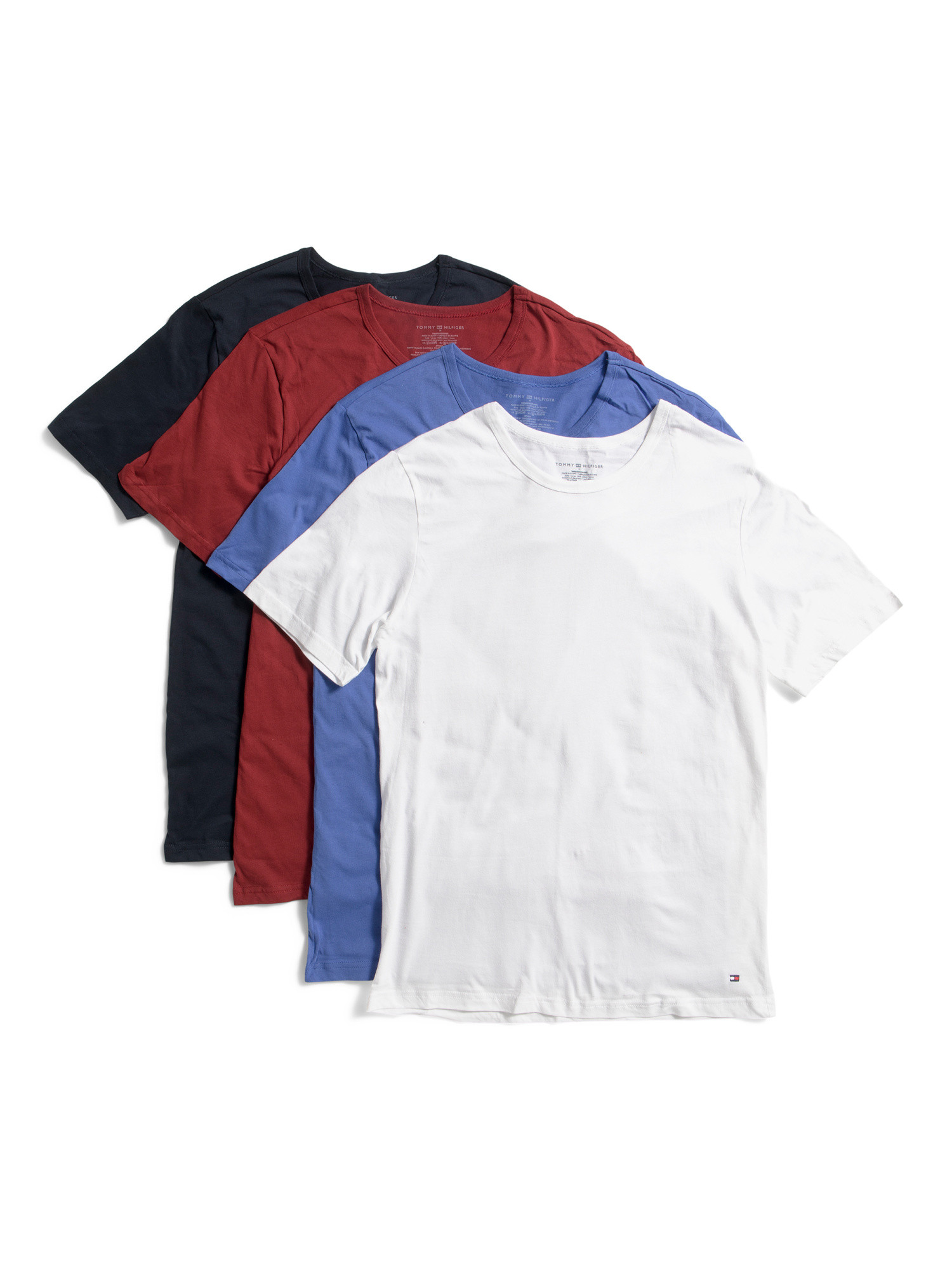 4pk Essentials Short Sleeve Crew Neck Tees | TJ Maxx