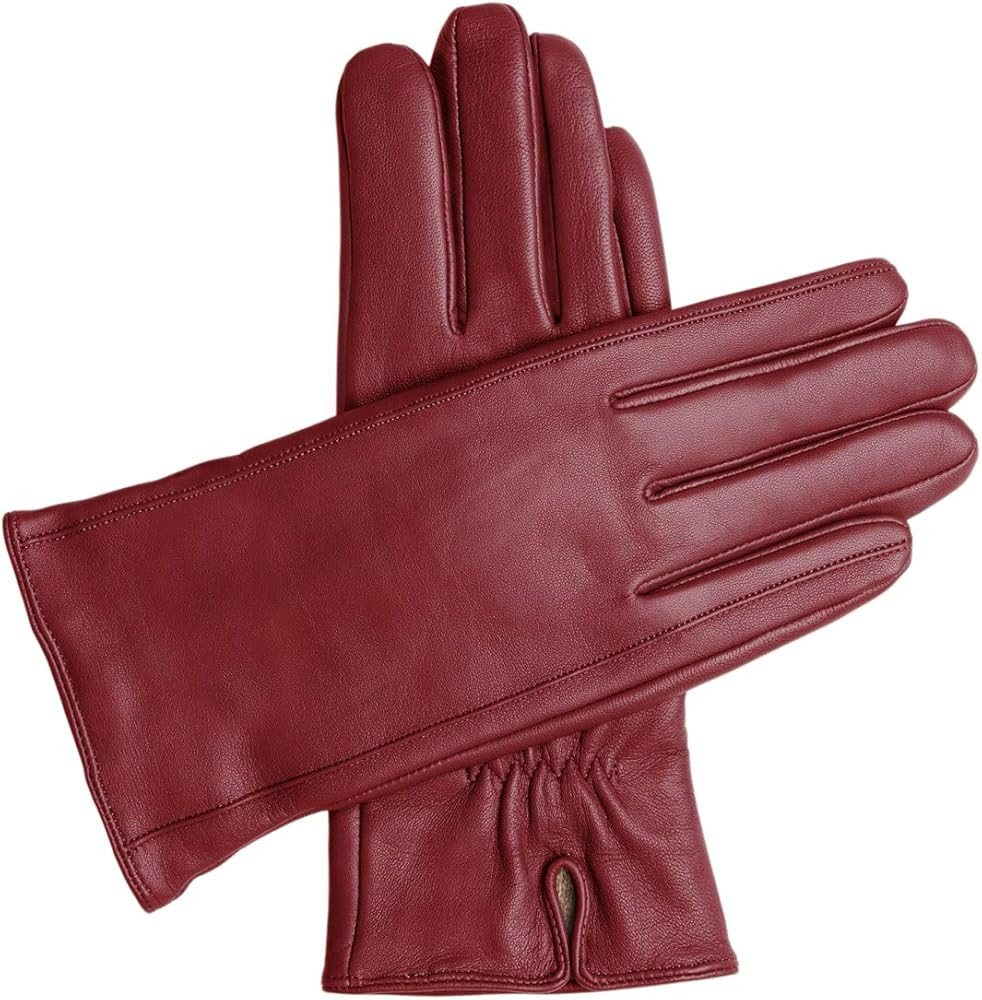 Downholme Classic Leather Cashmere Lined Gloves for Women | Amazon (US)