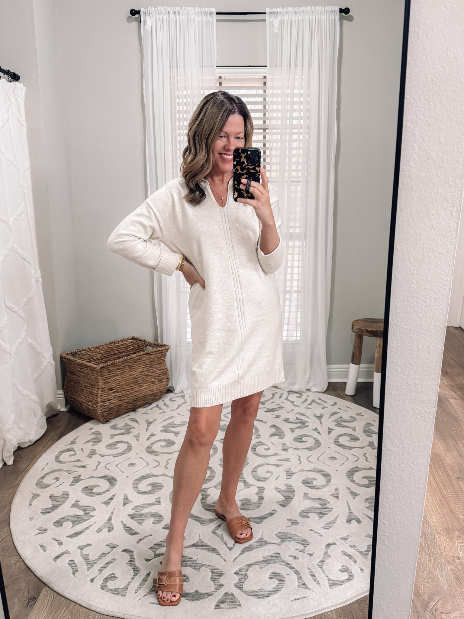 Loft sweater dress is currently under $40 ✨ I’m wearing a medium 

#LTKFindsUnder50 #LTKStyleTip #LTKSaleAlert