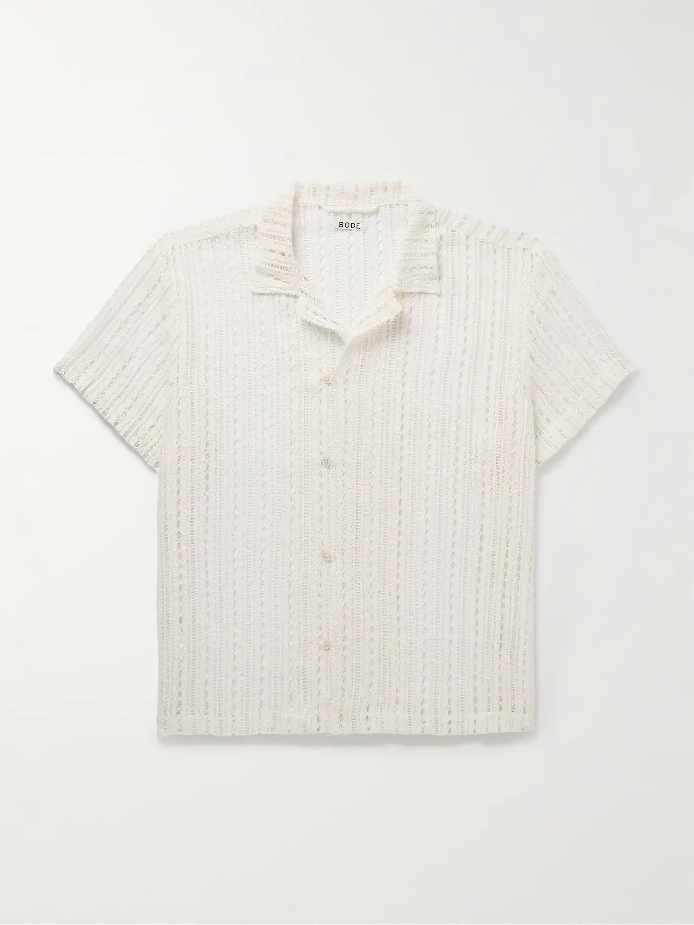 Meandering Convertible-Collar Cotton-Lace Shirt | Mr Porter (US & CA)