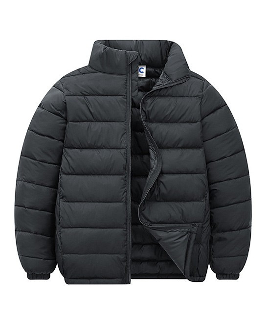 HighFive Crew Puffer Coats Black - Black Puffer Coat - Kids | Zulily