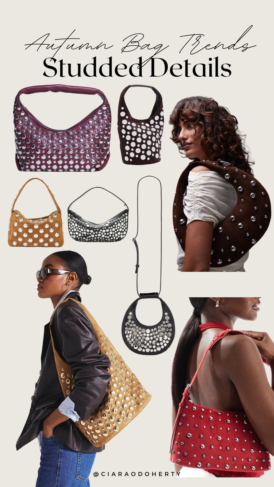 2025 Autumn Bag Trends: Studded Details
Studded bags, stud bags, studded detail bags, studded shoulder bag
#LTKautumn #LTKFashionMonth #LTKireland