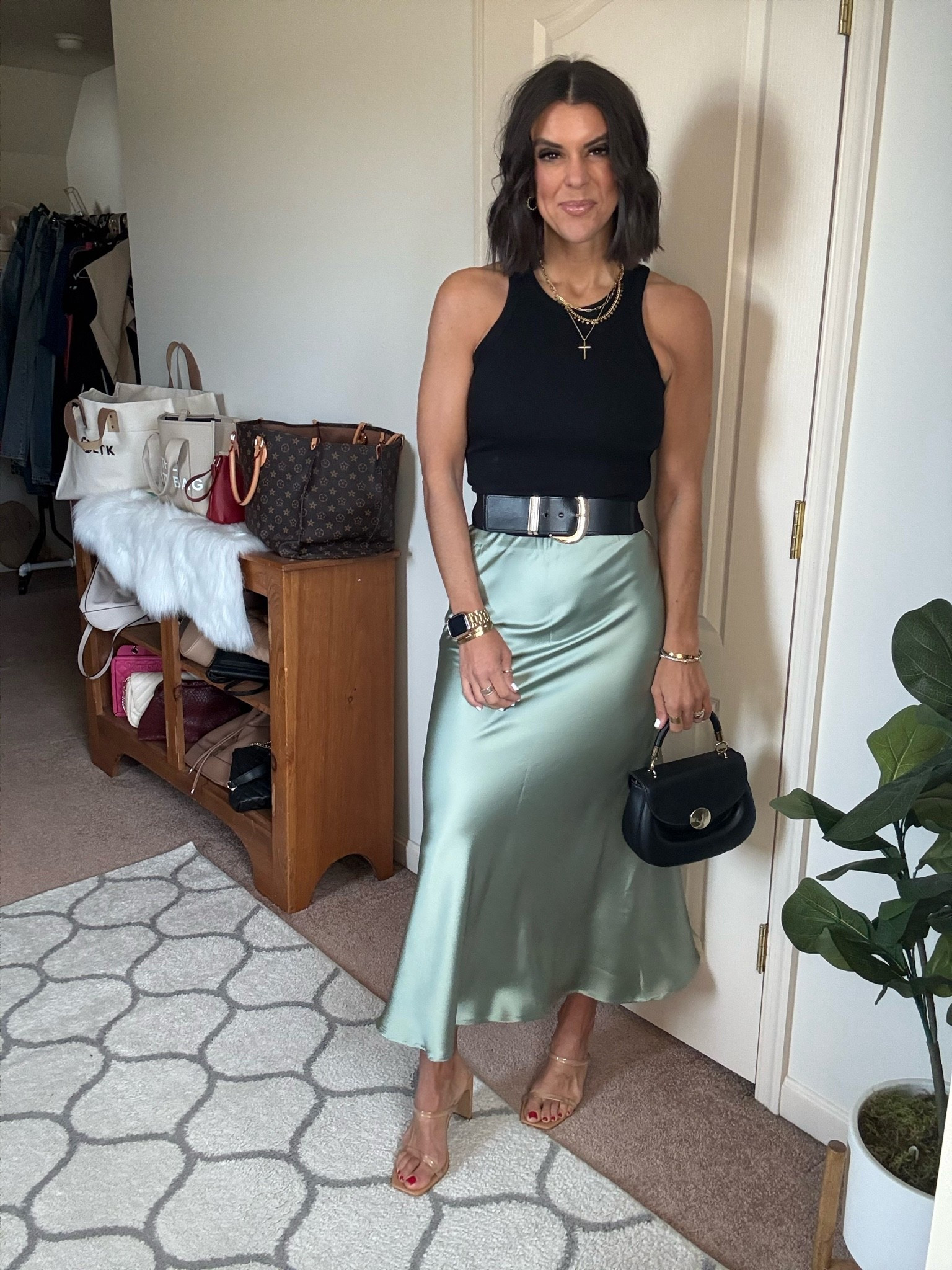 Size small in tank and skirt