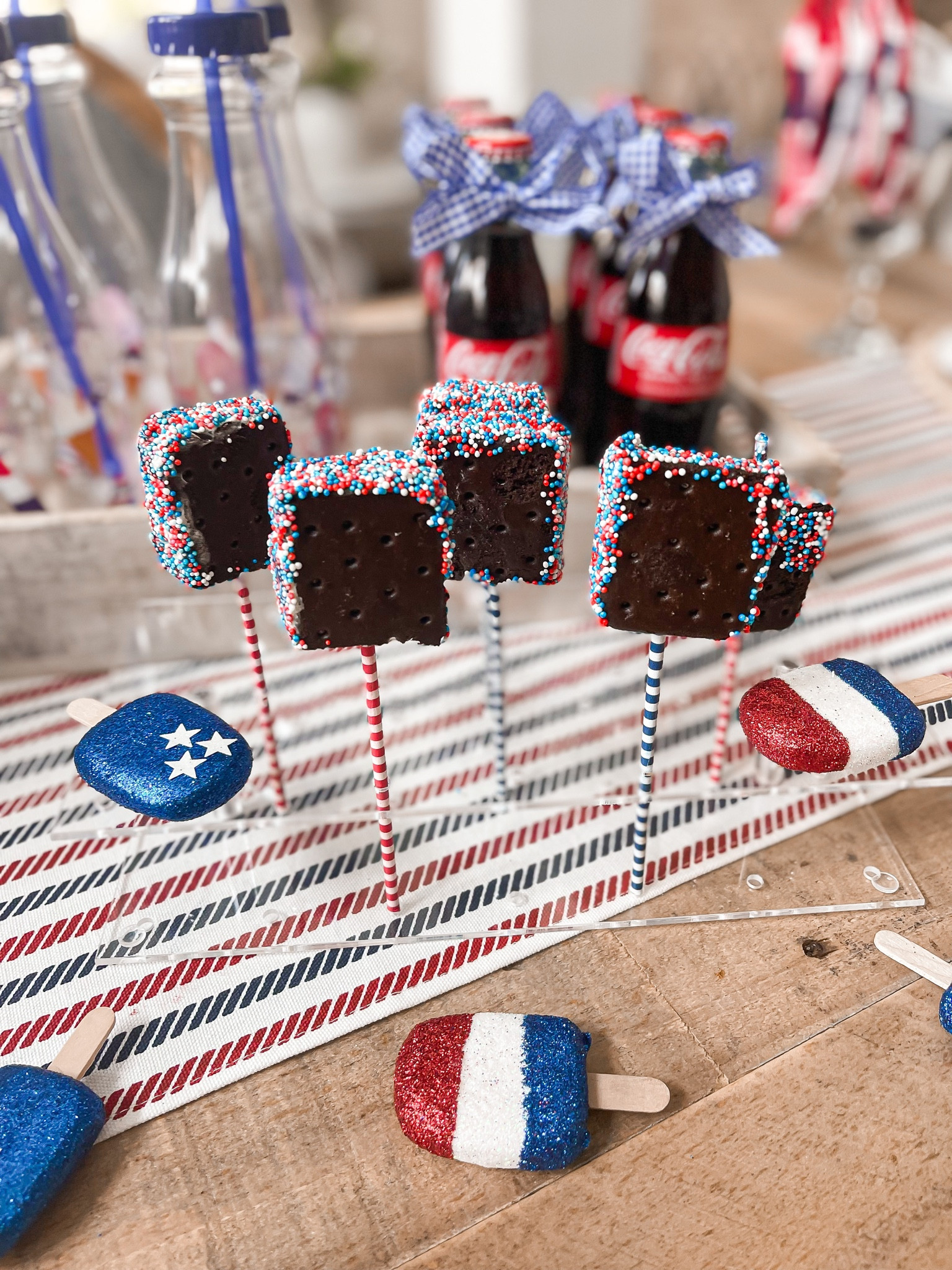 This cake pop
Stand is perfect to hold these mini patriotic ice cream sandwiches. 

#LTKhome #LTKunder50 #LTKFind