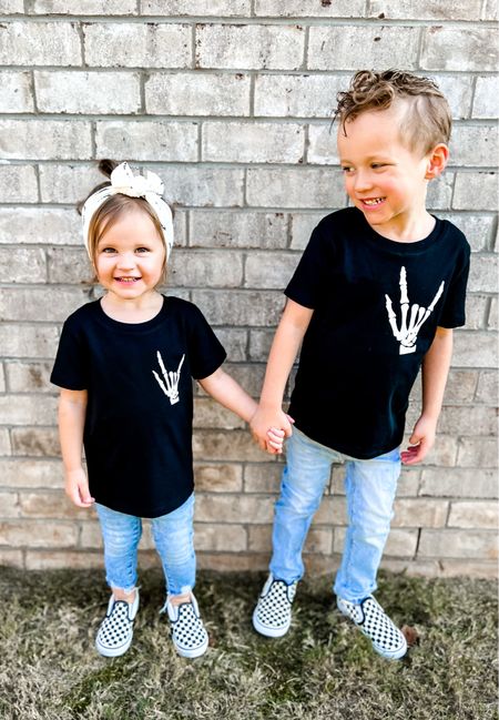 The coolest matching sibling shirts for Halloween!

Blakely’s bow is “Sally’s Stitches” from @raeraeandco - use code BLAKELY15 for a discount!



#LTKshoecrush #LTKkids #LTKHalloween