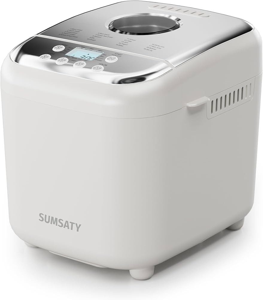 SUMSATY Bread Maker, 2.2LB 16-in-1 Bread Machine Automatic Bread Maker Machine with Nonstick Pan ... | Amazon (US)