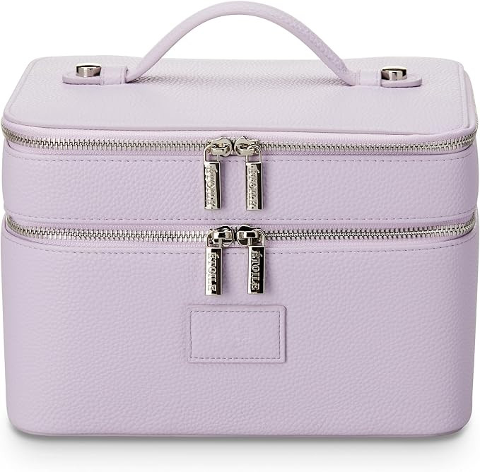 ETOILE - Duo Vanity Case Lilac - Large Functional Travel Makeup Bag Organizer with Removable Divi... | Amazon (US)