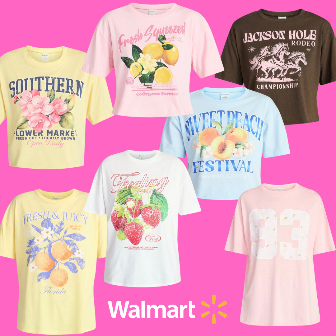 Walmart Graphic Tees! 

 #LTKSeasonal #LTKOver40 #LTKFindsUnder50