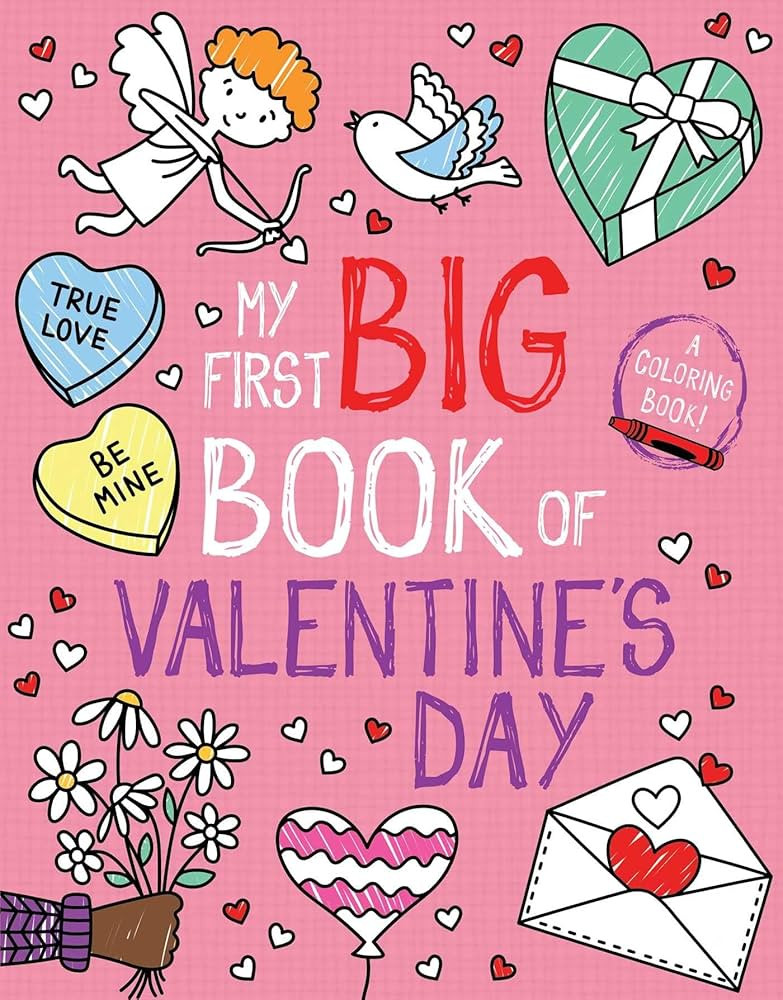 My First Big Book of Valentine's Day (My First Big Book of Coloring) | Amazon (US)