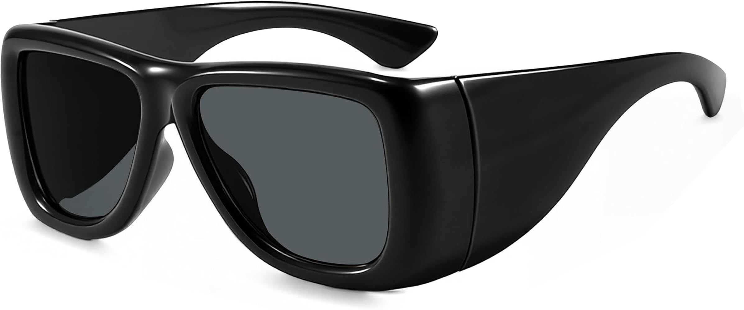 VANLINKER Retro Chunky Shield Oversized Aviator Sunglasses Men Women VL9959 | Amazon (US)