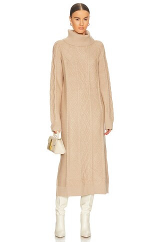 Show Me Your Mumu Montreal Midi Dress in Taupe from Revolve.com | Revolve Clothing (Global)