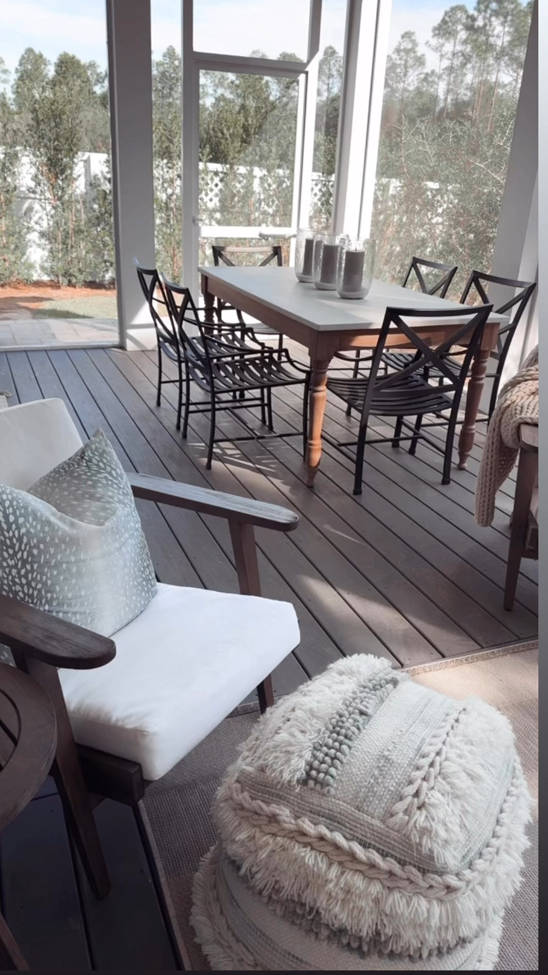 Outdoor season is upon us! I did a patio refresh this weekend. I’ve linked all items available. 

A few interior designer hot tips :
🤍 Make sure your rug is large enough for the furniture to partially be on. An 8x10 rug is best with a three seater sofa and chairs if you’d like them partially on the rug. If the rug is too small, it will make the space feel smaller overall. 

🤍 Purchase furniture with cushions that have a zipper to remove and wash when needed. I use oxiclean and it works like a charm! 

🤍 More pillows the better 🤣 Although my husband wouldn’t say so! 

🤍 Make sure to purchase a rug that is specially made for outdoors. 

🤍 Add a few blankets to warm it up and feel inviting.

#LTKStyleTip #LTKSpring #LTKHome