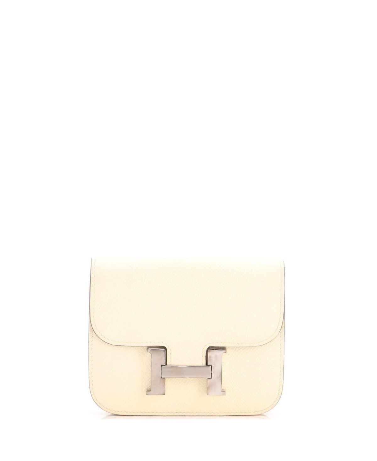 Pre-Owned Hermes Constance Slim Wallet Epsom - Natural | Macy's