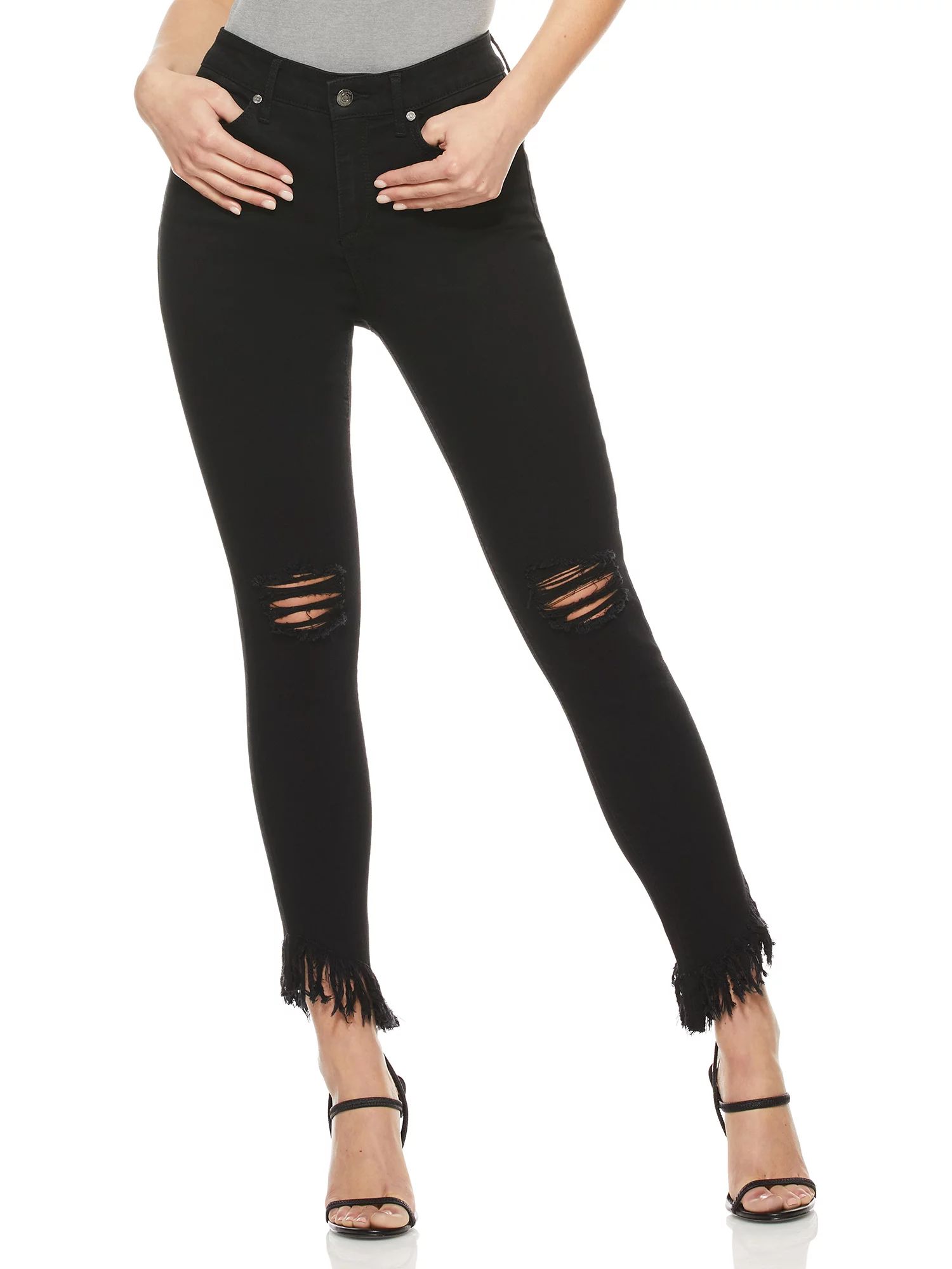Sofia Jeans by Sofia Vergara Women’s High-Rise Curvy Cha Cha Ankle Jeans | Walmart (US)
