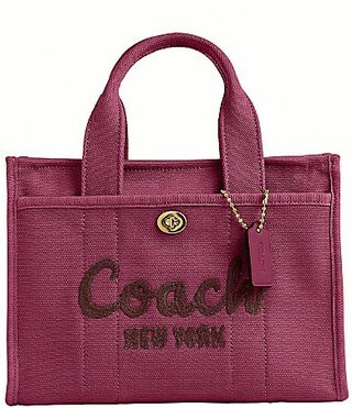 COACH Cargo 26 Small Tote Handle Bag - Pink | Dillard's