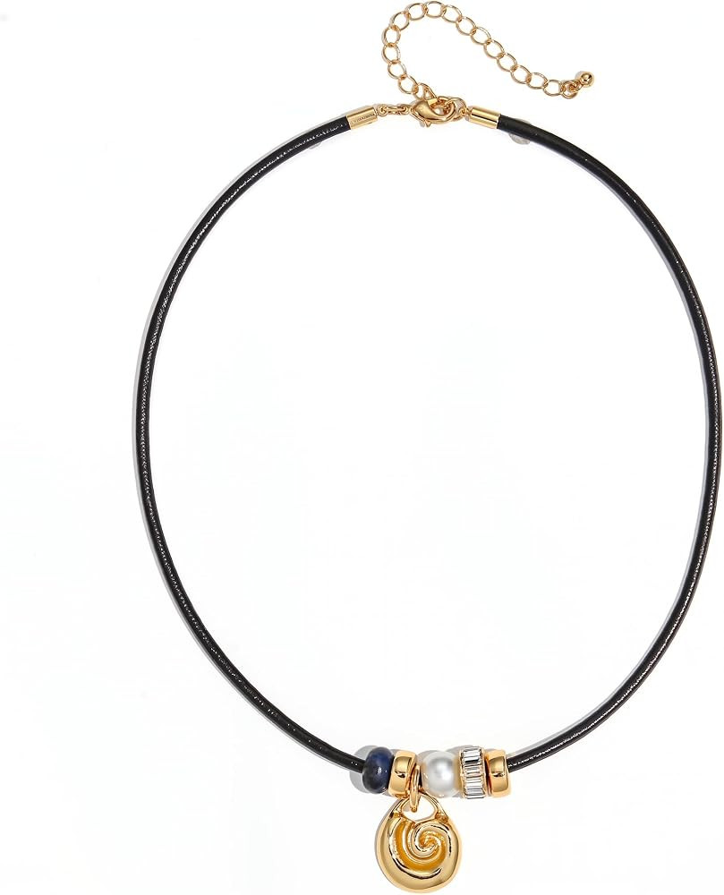 Paracord Rope Choker Statement Necklace for Women with Pendant | Amazon (US)