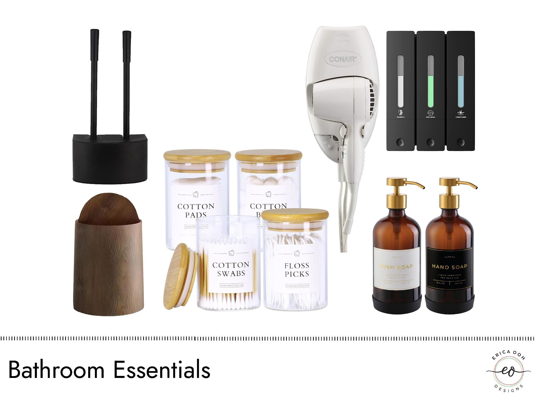 Stock Your Airbnb Bathroom Like a Pro. Here’s what I include in every bathroom to design thoughtful, well-organized bathrooms drive 5-star reviews.:

✔️ Stylish soap dispensers
✔️ Wall-mounted shampoo, conditioner, body wash
✔️ Labeled jars for cotton swabs, cotton pads and floss picks
✔️ Wall-mounted hair dryer
✔️ Toilet brush & small waste basket

Pro tip: Choose refillable dispensers. Guests appreciate the look and eco-friendliness, and you save $$ long-term.

#AirbnbBathroom #VacationRentalBathroom #AirbnbHostTips #AirbnbChecklist #FirstTimeAirbnbInvestor 

 #LTKHome