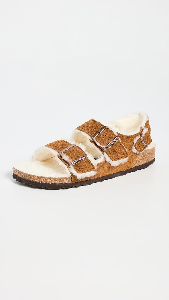 Birkenstock Milano Shearling Sandals | Shopbop | Shopbop