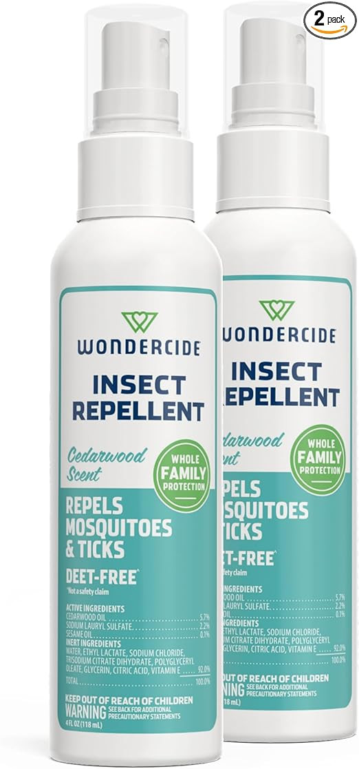 Amazon.com: Wondercide - Mosquito, Tick, and Insect Repellent with Natural Essential Oils - Bug S... | Amazon (US)