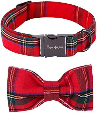 Unique style paws Dog Collar with Bow Tie & Flower Tie Girls Boys Summer Dog Collar for Small Med... | Amazon (US)