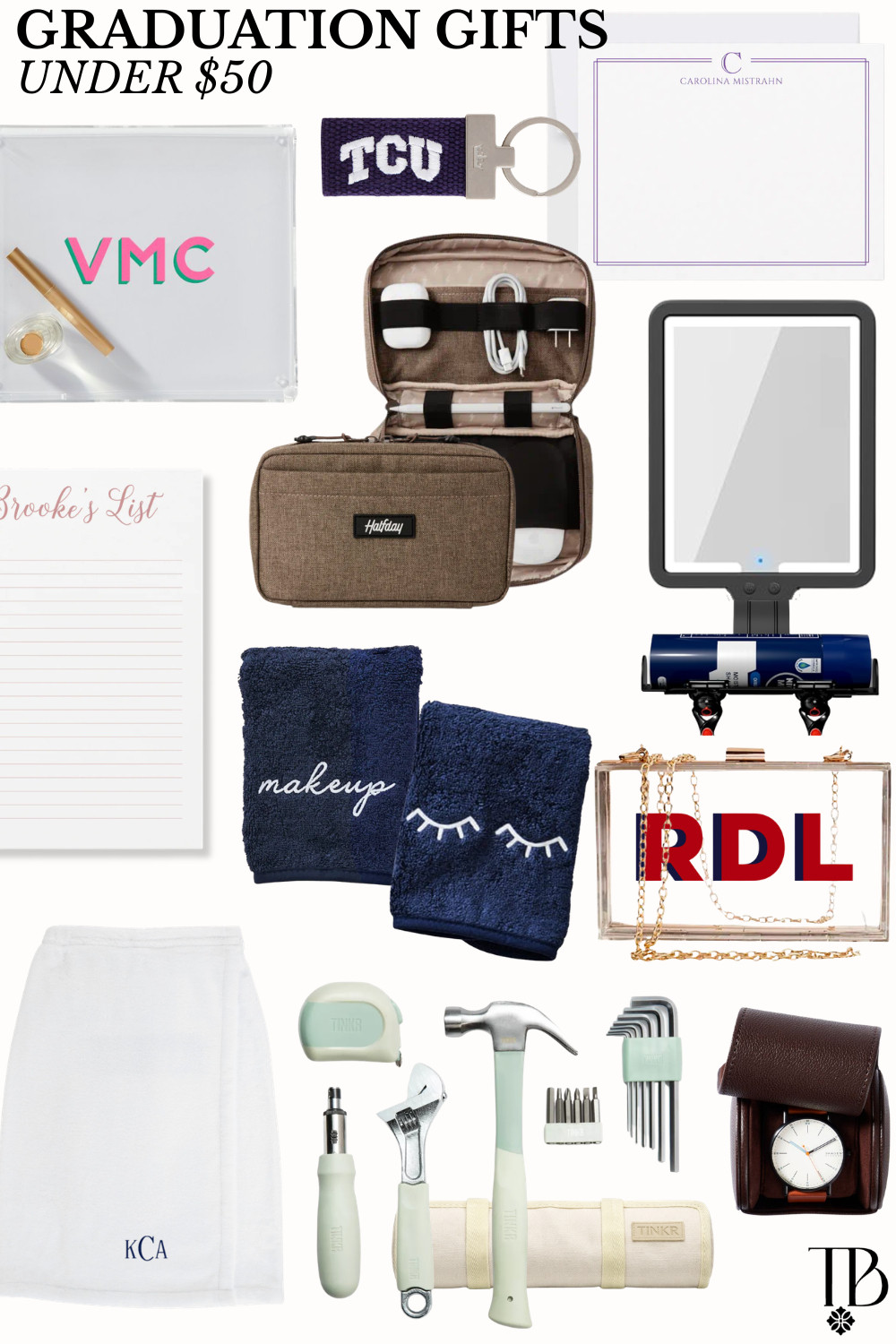 Graduation gifts under $50 🎓 Affordable, thoughtful picks perfect for grads heading to college, moving into dorms, or starting their next chapter. 

 