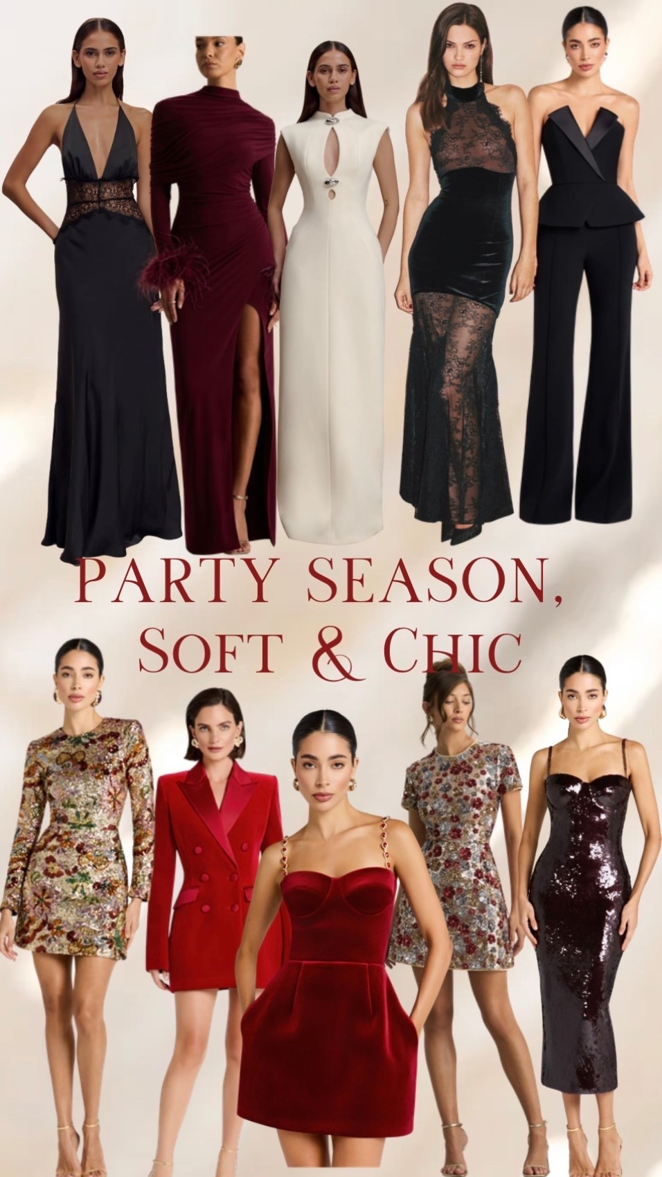 	holiday party outfit, Feminine Nights, Party Season, Soft & Chic, New Year’s Eve, Christmas party

#LTKpartywear #LTKdresses