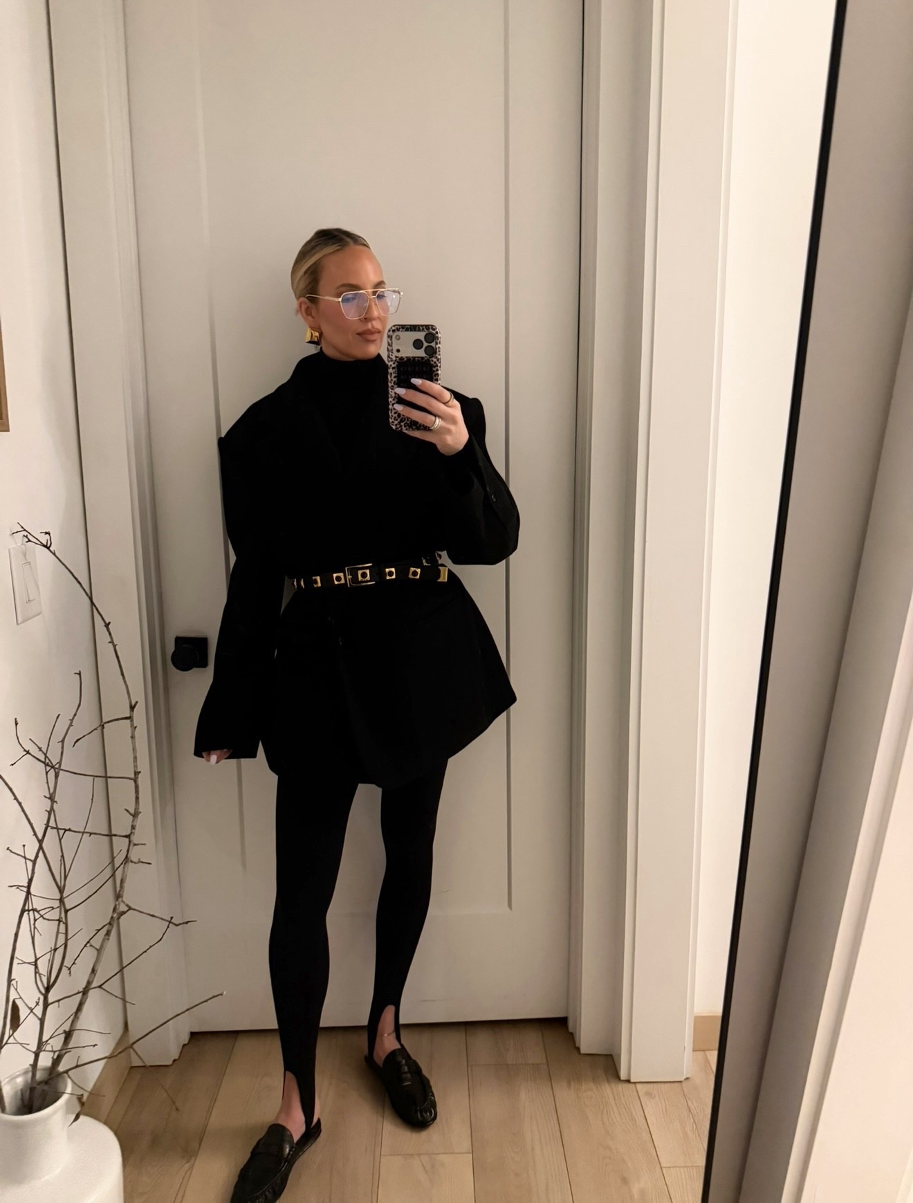 Jacket is from source unknown but the one I linked below looks almost identical. Turtleneck is one size fits all and wearing a small in the leggings. Tall girl friendly! Loafers run tts ￼



#LTKTall #LTKootd #LTKOver40