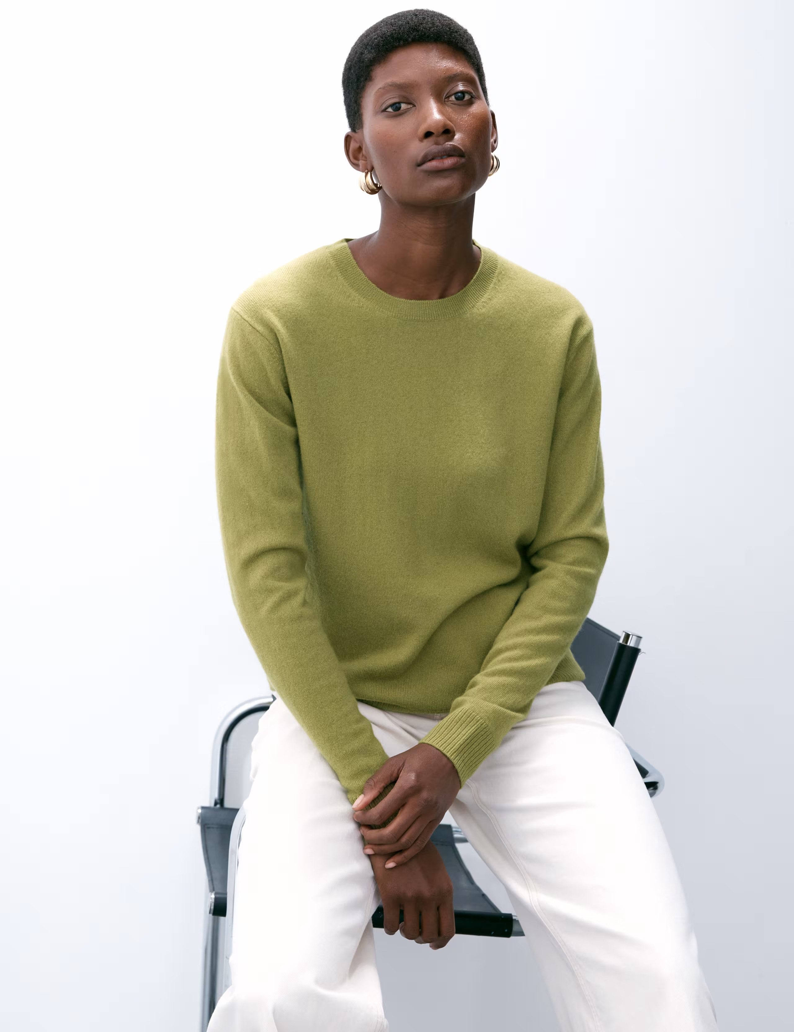 Pure Cashmere Crew Neck Jumper | Autograph | M&S | Marks & Spencer (UK)