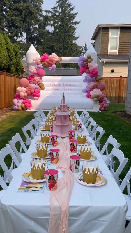 DIY Birthday Princess Party! Princess Party - princess crown, princess party castle treat stand, princess paper plates, disposable paper snack cups, party essentials! 

#LTKkids #LTKbaby #LTKparties
