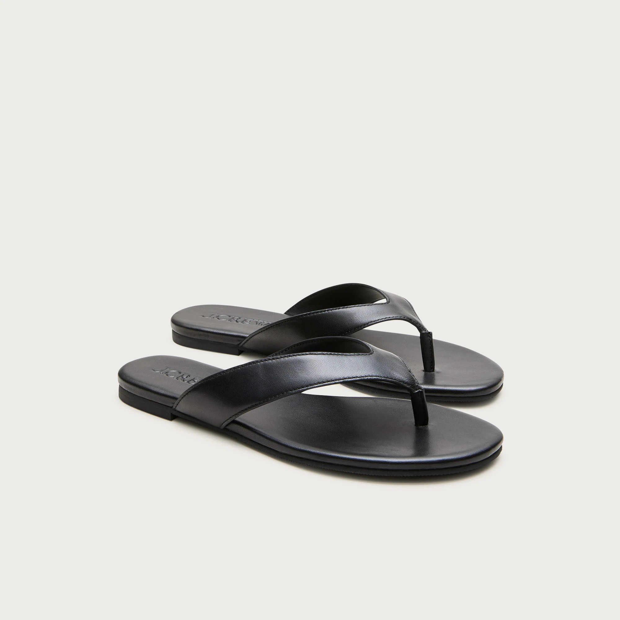 Audrey slim thong sandals in leather | J. Crew US