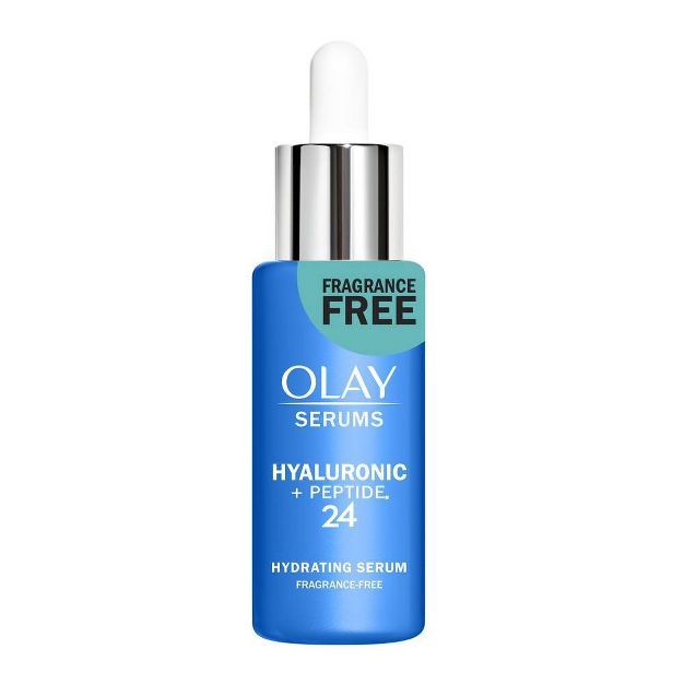 Olay Hyaluronic + Peptide 24 Fragrance-Free Serum - 1.3oz | Target