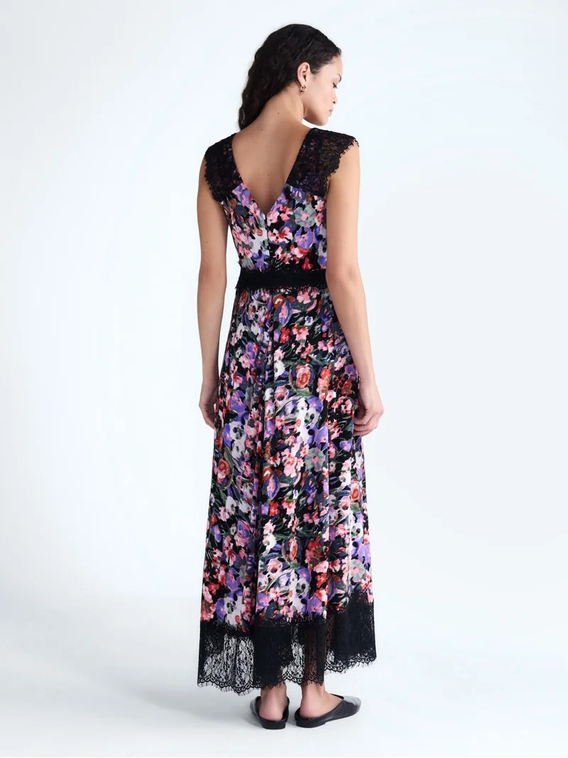 Scoop Women\u2019s Lace Maxi Dress, Sizes 0-18 | Walmart (US)