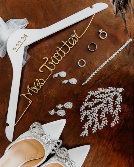 Custom wedding details. This hanger was perfect for my dress.

#LTKwedding #LTKfindsunder50