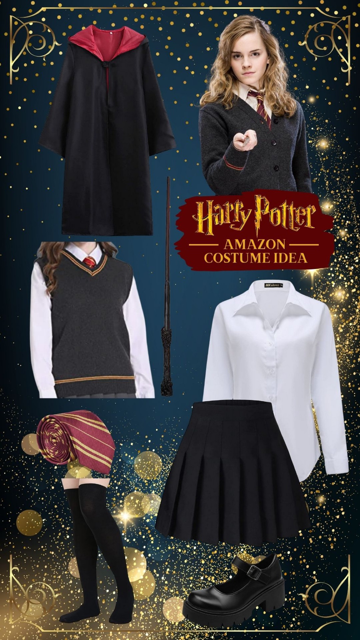 Harry Potter Hermione Granger Cosplay Wizard Halloween Costume Idea

#LTKHalloween #LTKSeasonal #LTKfamily
