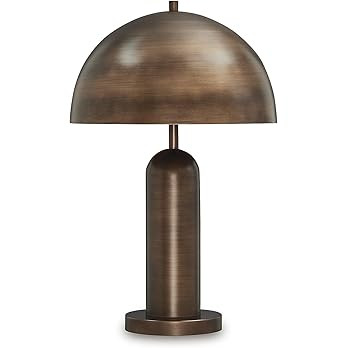 Signature Design by Ashley Wendfield Industrial Metal Table Lamp with On-Off Switch and 2 Sockets... | Amazon (US)