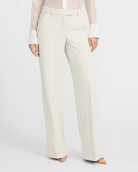 Editor Signature Stretch Mid Rise Trouser Pant | Express