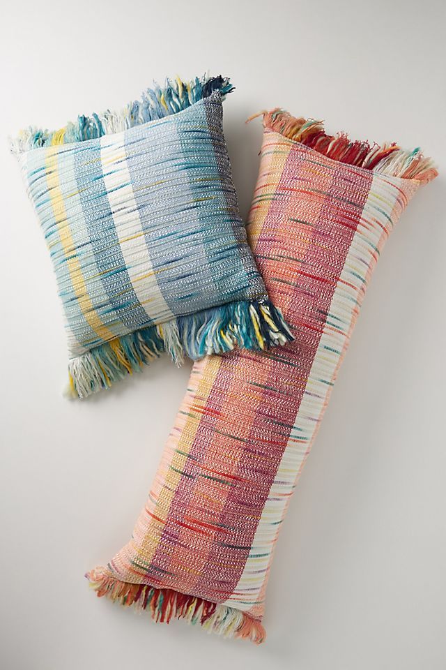 Fringed Bay Pillow | Anthropologie (US)