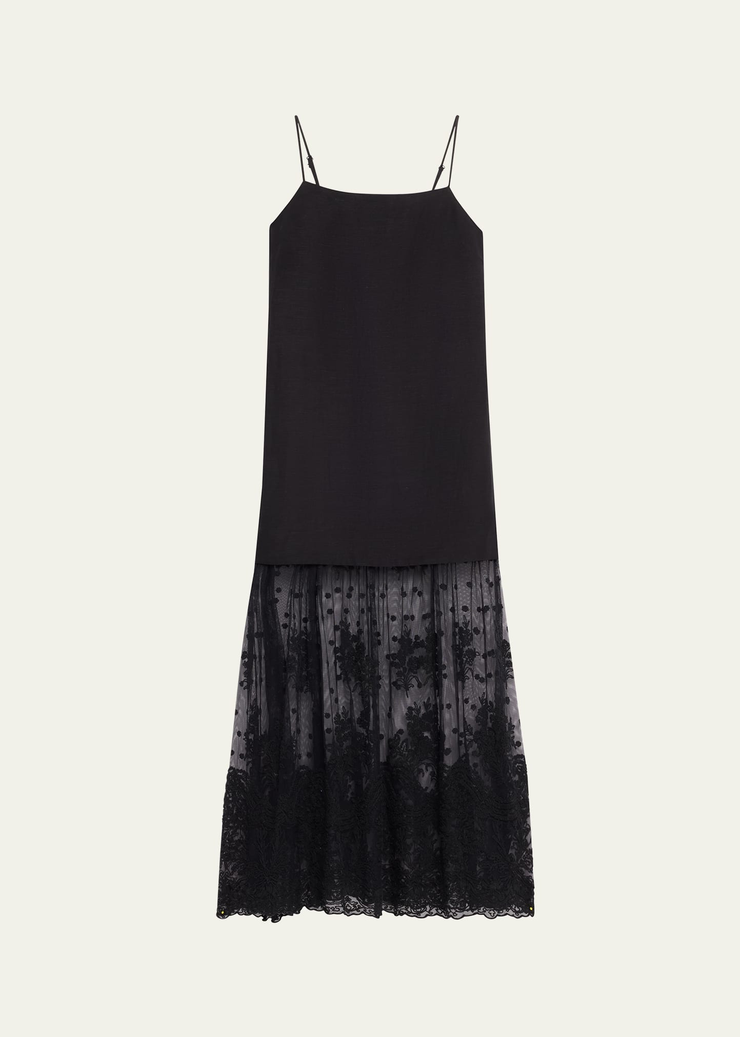 Sea Lara Combo Lace Slip Dress | Bergdorf Goodman