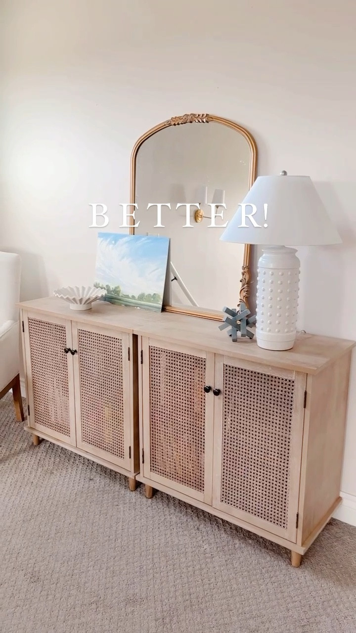 $189 amazon cabinet! Affordable cabinet, console, wood console, cane front cabinet, amazon find, amazon home, amazon furniture 

#LTKFind #LTKhome