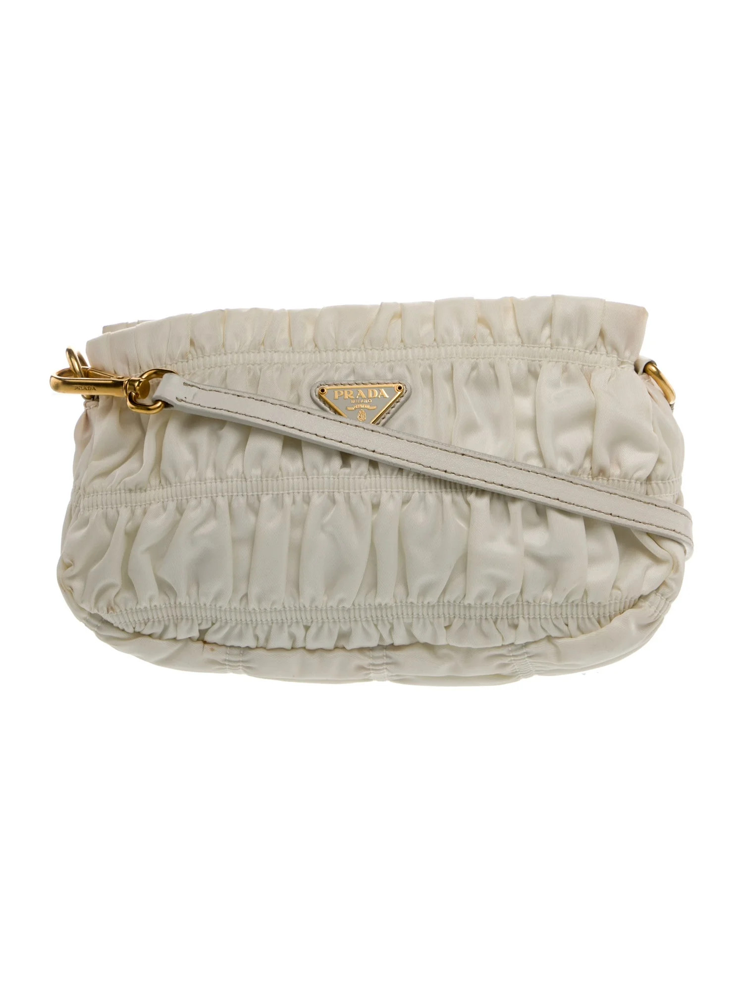 Enameled Metal Triangle Top Handle Bag | The RealReal