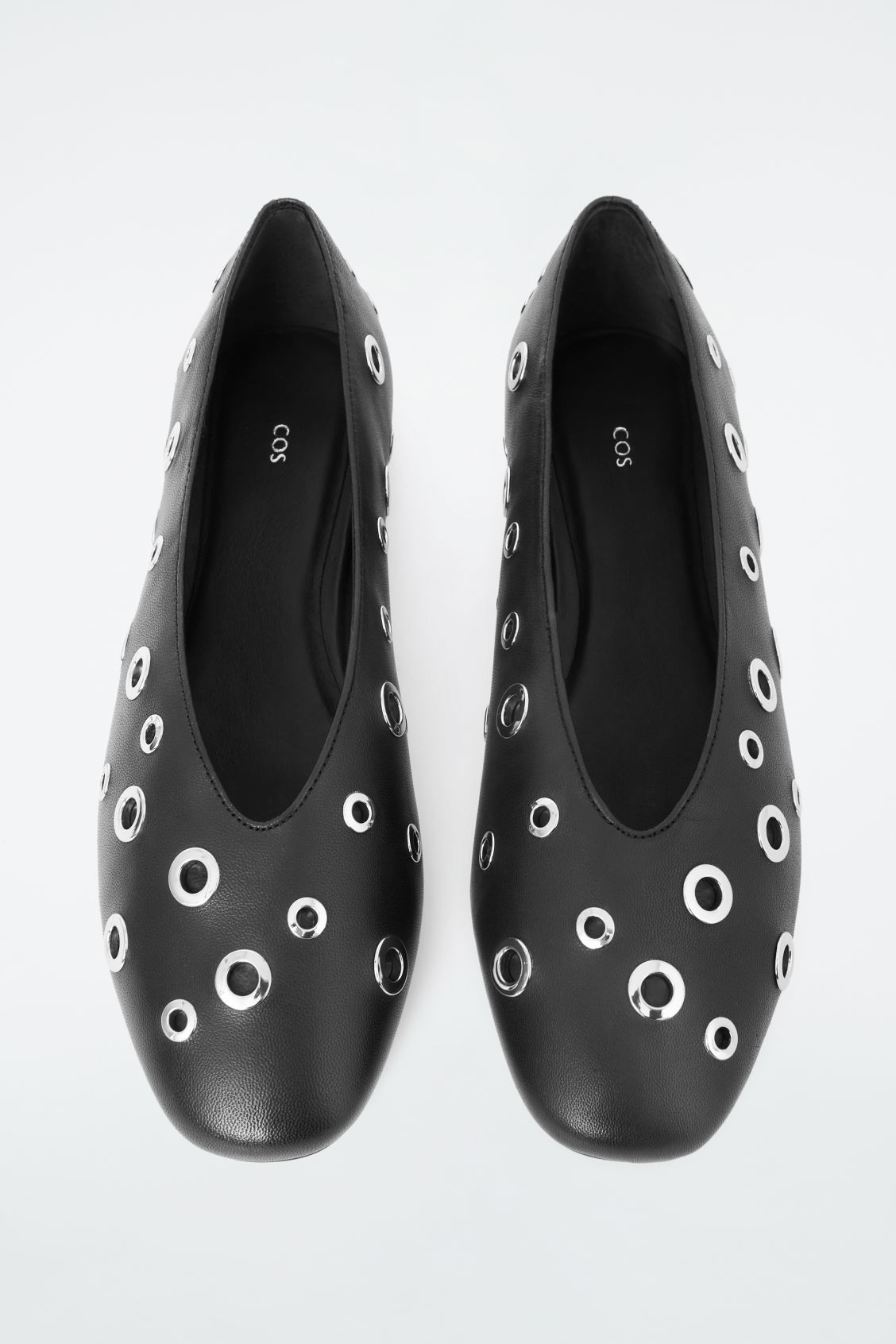 EYELET LEATHER BALLET FLATS
                        
						£125
	                           		
	... | COS UK