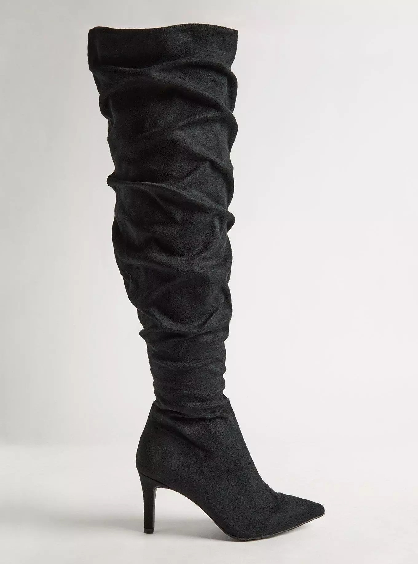 Over The Knee Scrunch Boot (WW) | Torrid (US & Canada)