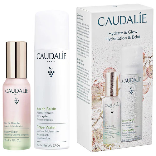 Caudalie Mini Hydrate & Glow Duo for Soothing & Toning | Sephora (US)
