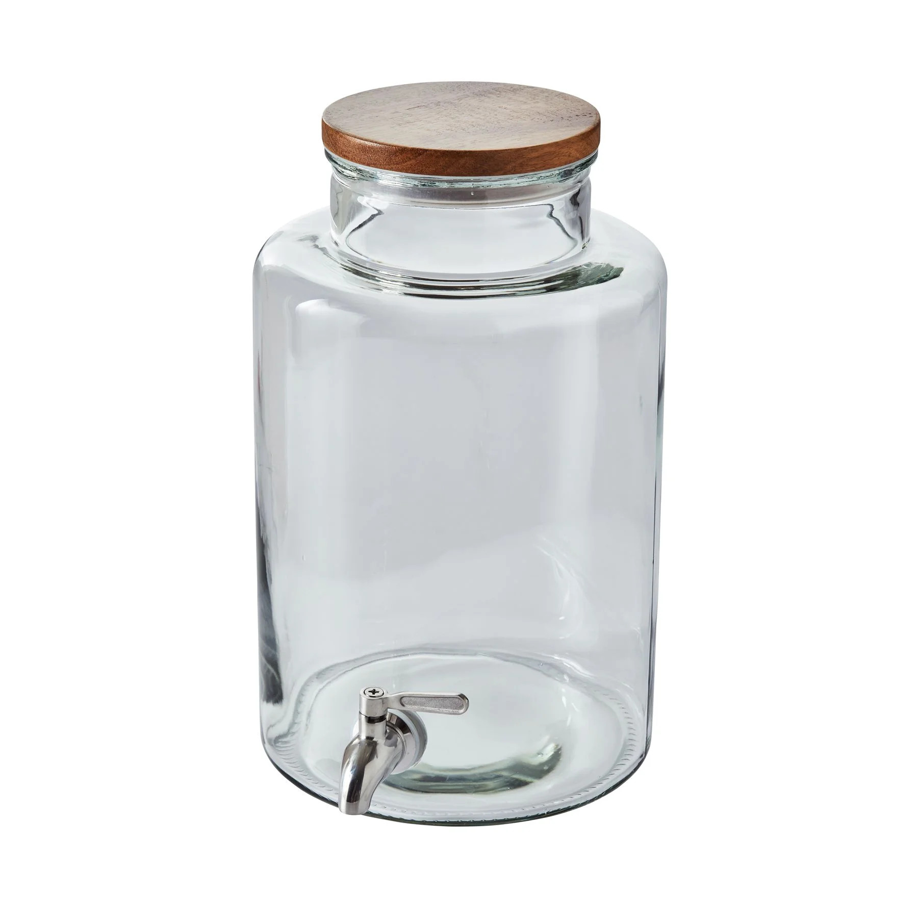Better Homes& Gardens 2 Gallon Glass Dispenser with Acacia Wood Lid - Walmart.com | Walmart (US)