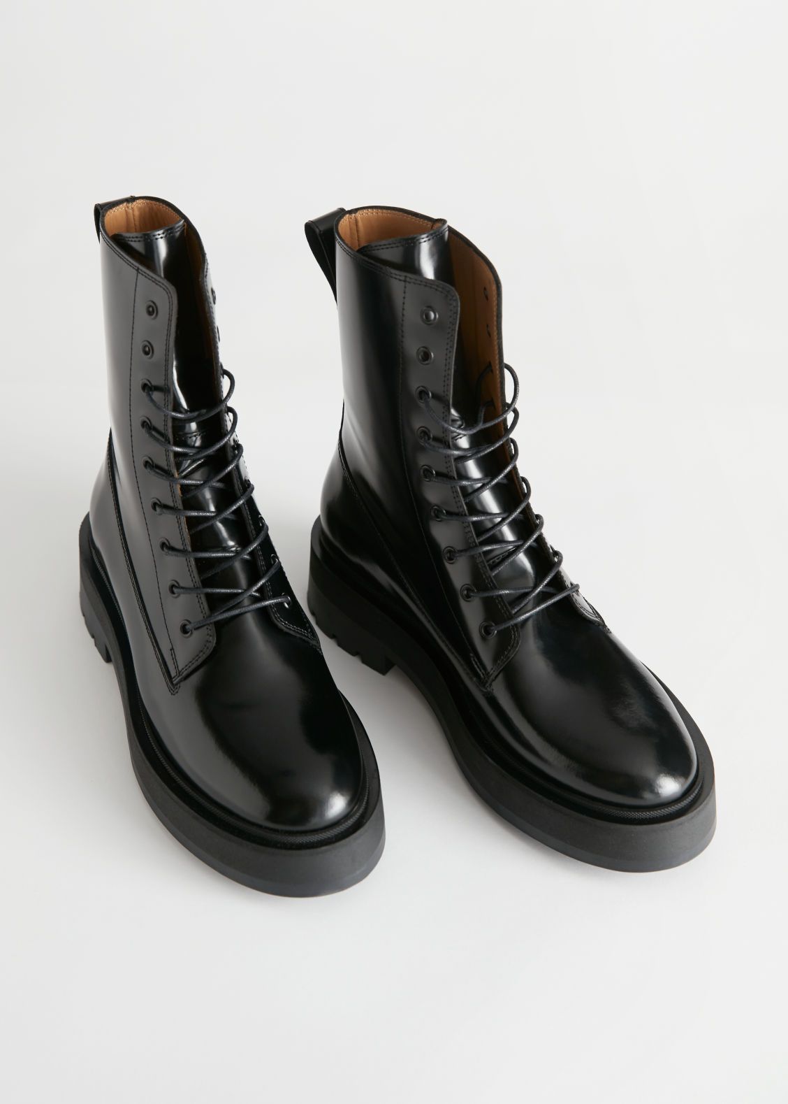 Chunky Leather Lace-Up Boots | & Other Stories (EU + UK)