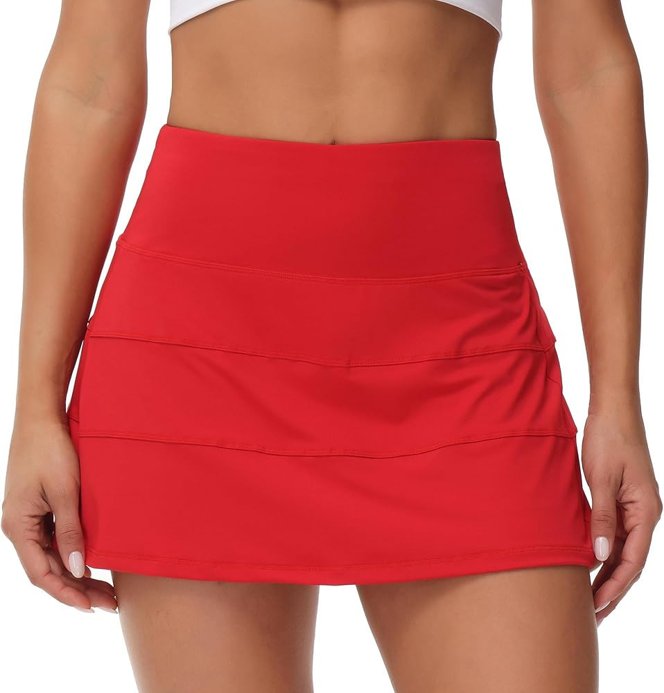 MCEDAR Pleated Tennis Skirt Athletic Golf Skorts Skirts | Amazon (US)