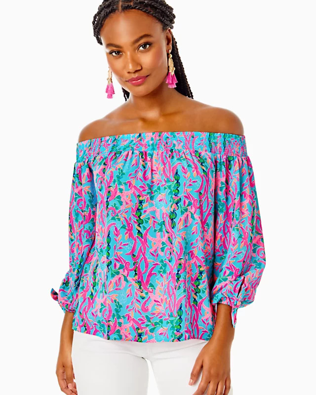 Maryellen Off-The-Shoulder Top | Lilly Pulitzer